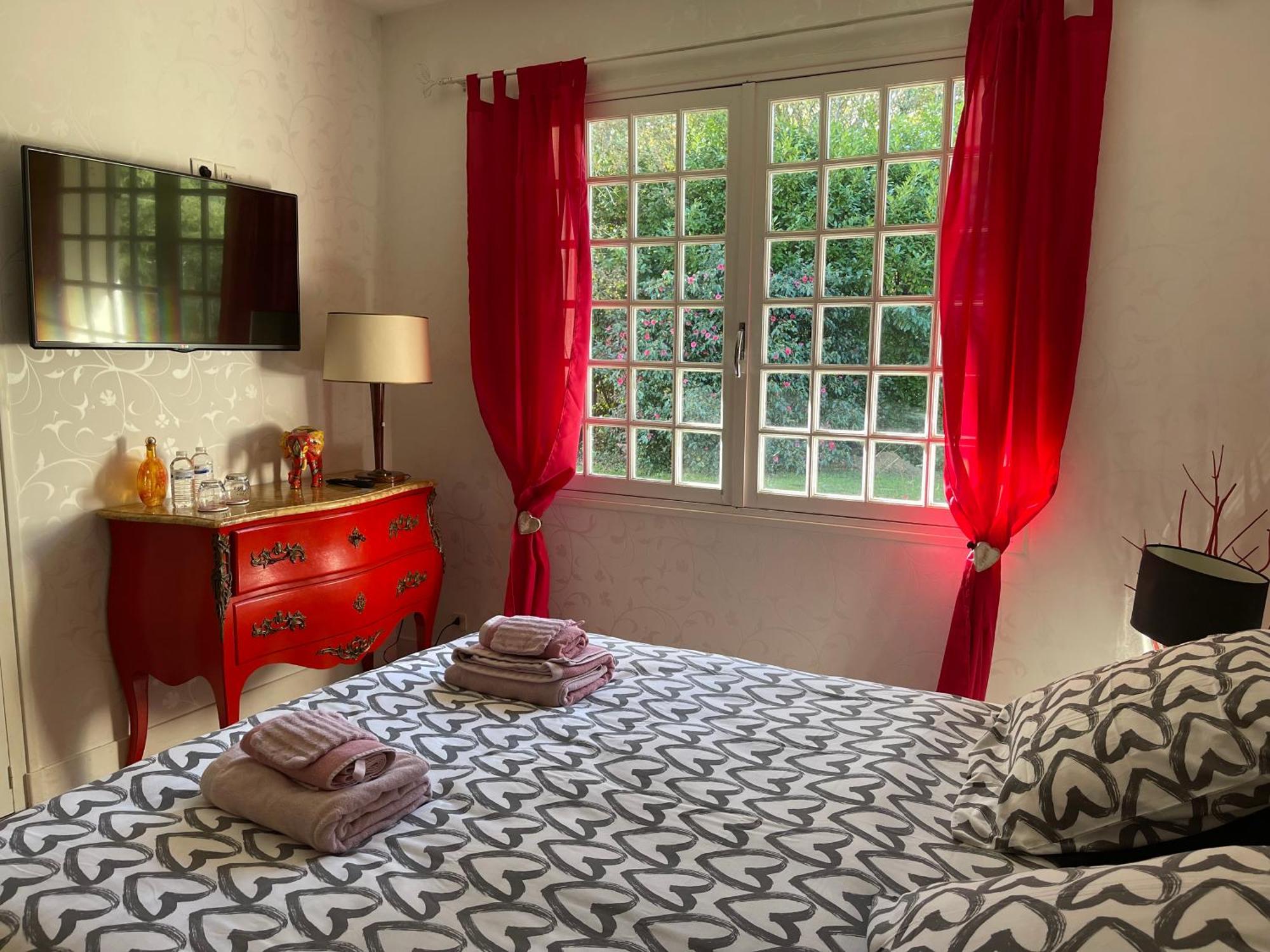 La Belle Chaumiere Bed & Breakfast Bretagne-de-Marsan Luaran gambar